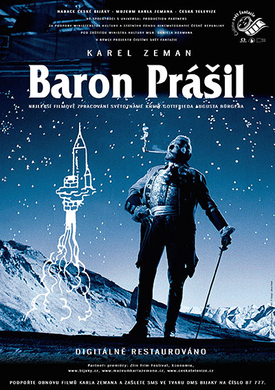 Plakát A1 Baron Prášil premiéra 