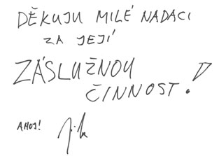 Dopis od Jiřího Menzela